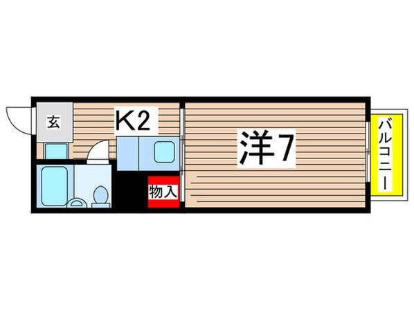 ハイジュネス山手の物件間取画像